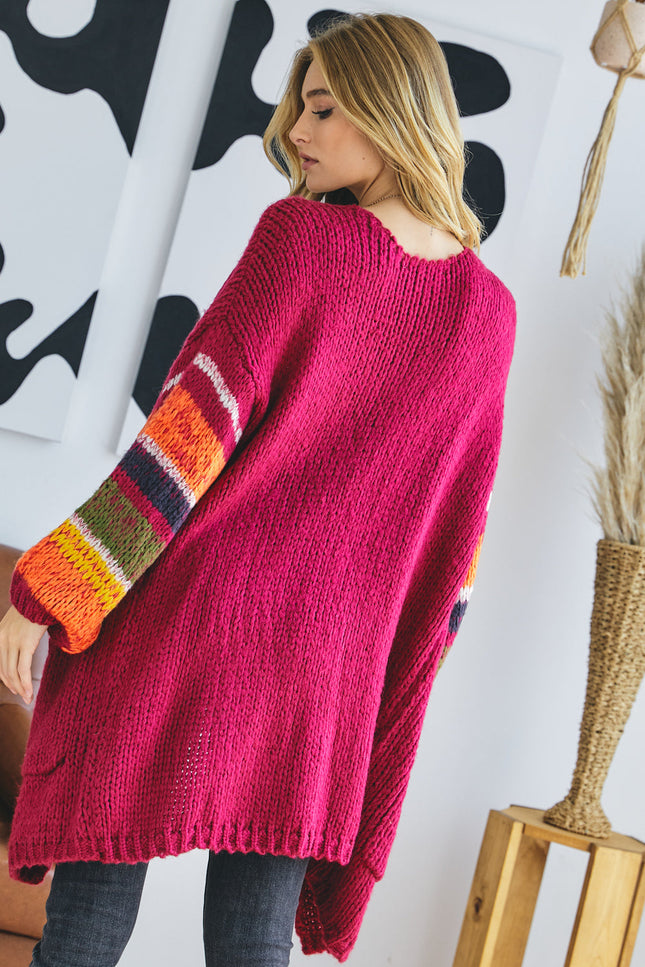 Margelle Jacket — Cherry Pink back