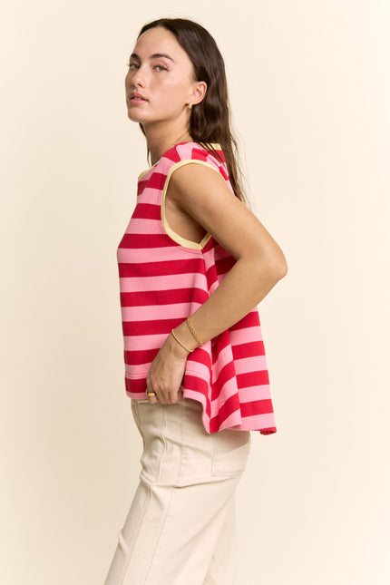 Marseille Top — Red Cream side