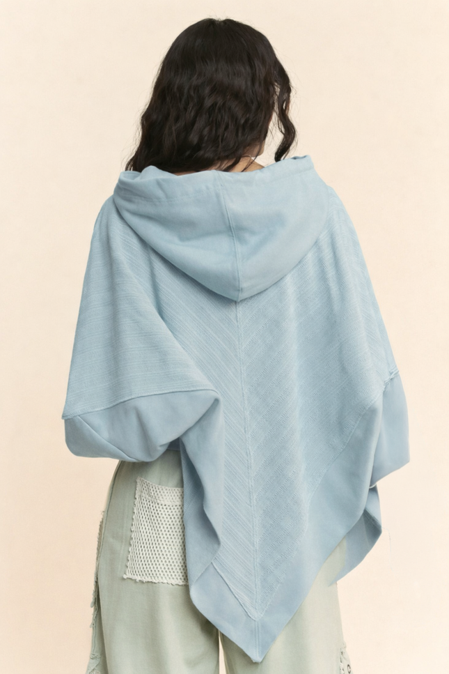 Ria Hoodie — Lt Blue back