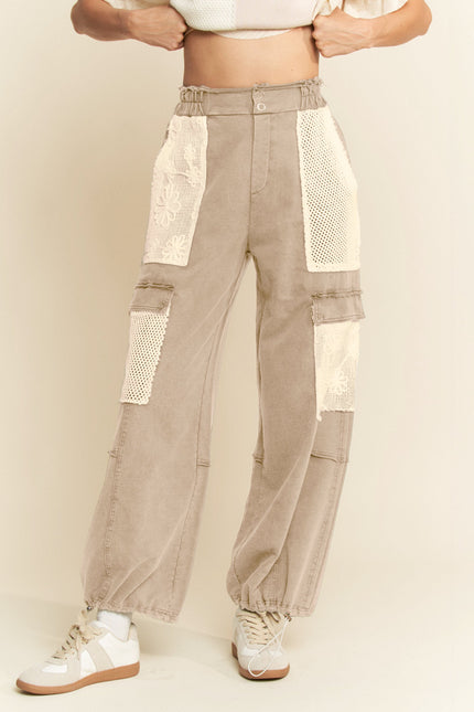 Kort Pant — Taupe front