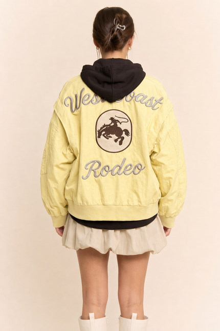 Carter Jacket — Butter Yellow back