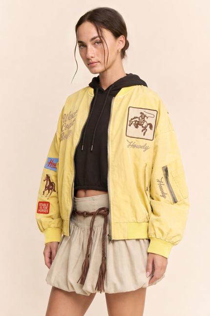 Carter Jacket — Butter Yellow front