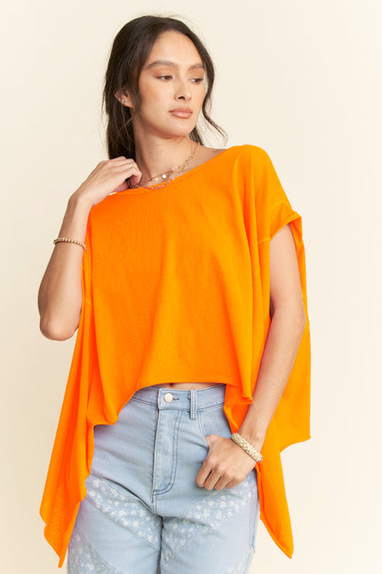 Arielle Top — Orange front