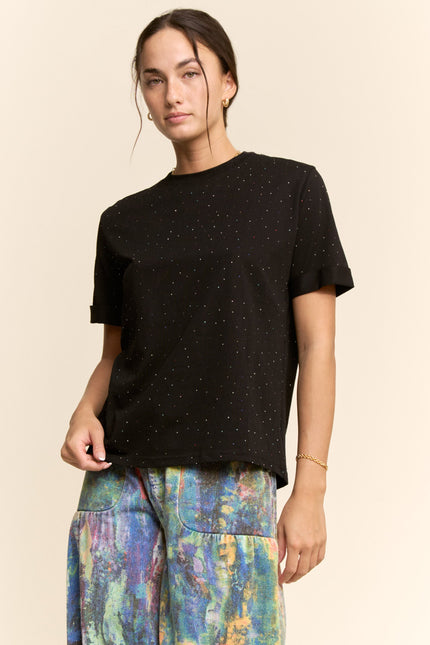 Kalia Top — Black front