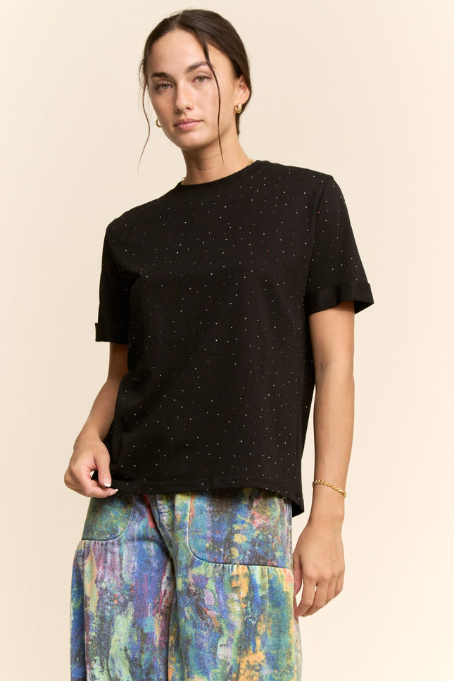 Kalia Top — Black front