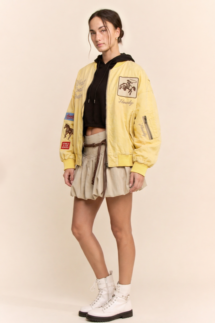 Carter Jacket — Butter Yellow side