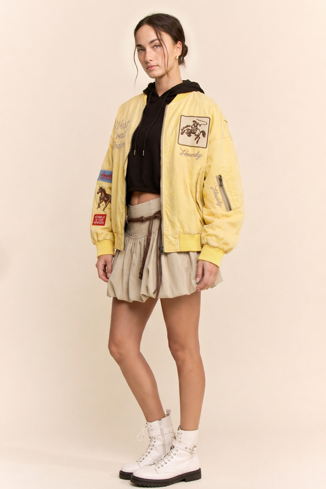 Carter Jacket — Butter Yellow side