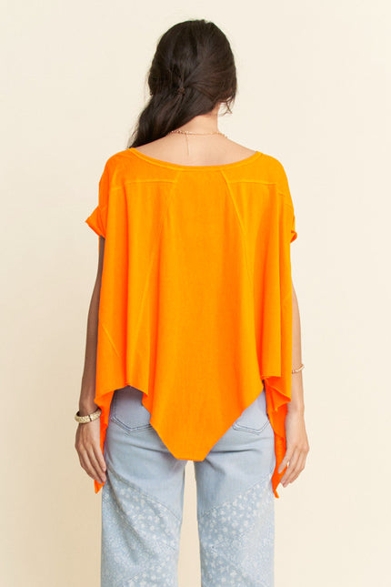 Arielle Top — Orange back