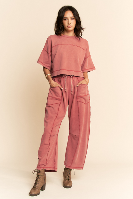 The Mesa Set — Coral Pink front