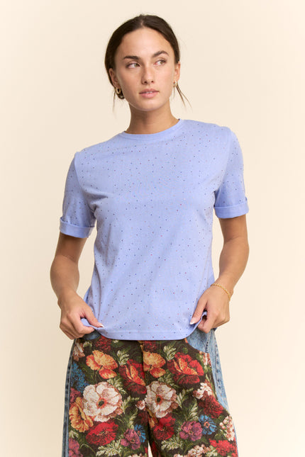 Kalia Top — Periwinkle front