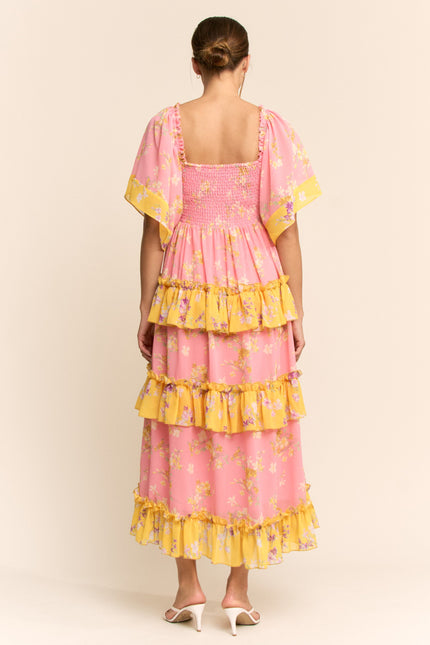 Viretta dress — Pink back