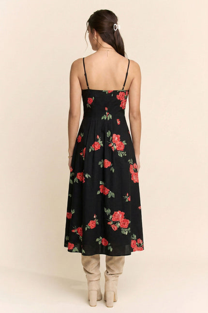 Rosenda Dress — Black back