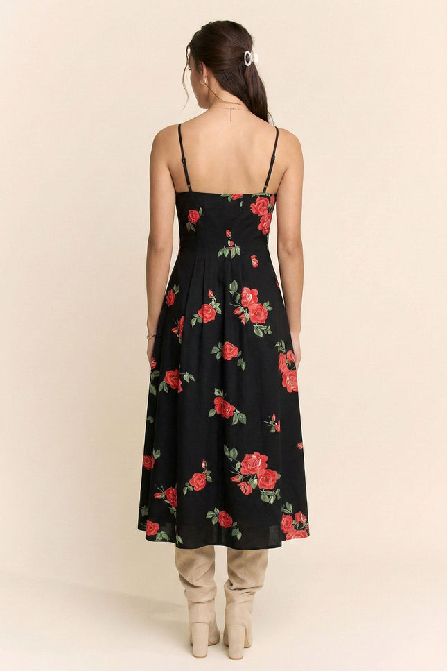 Rosenda Dress — Black back