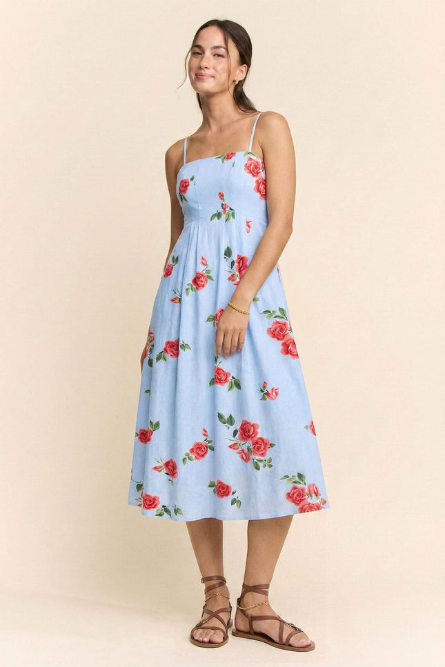 Rosenda Dress — Lt Blue front