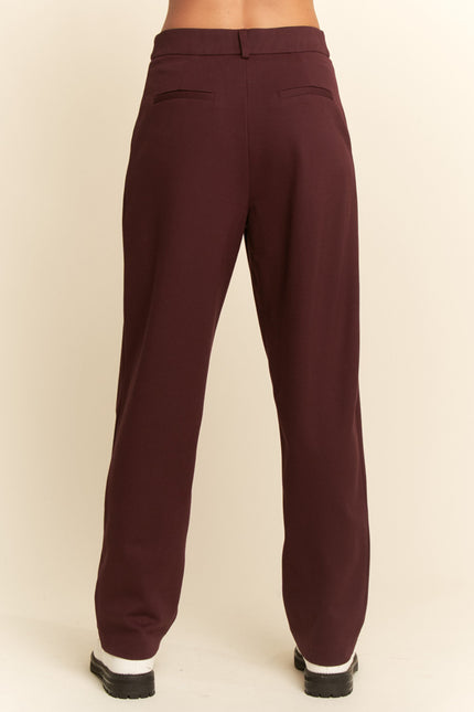 Vienne Pants — Burgundy back
