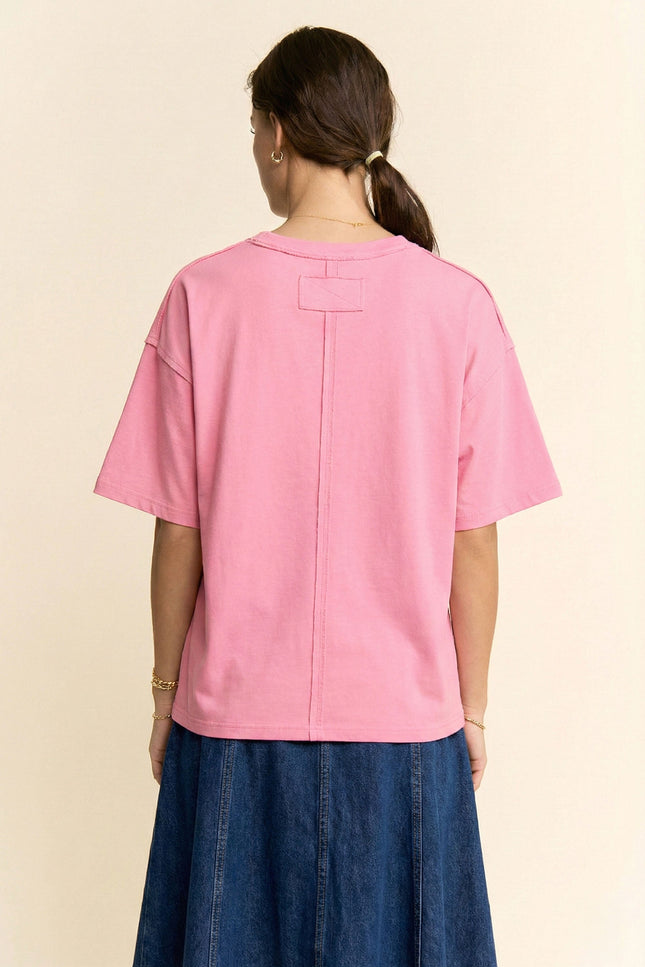 Miette Tee — Coral back