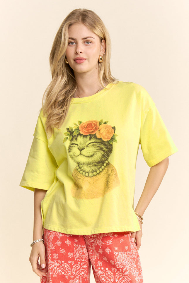Miette Tee — Yellow front
