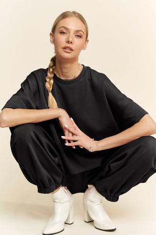 Everveil Set – Oversized Boxy Top & Jogger Pants