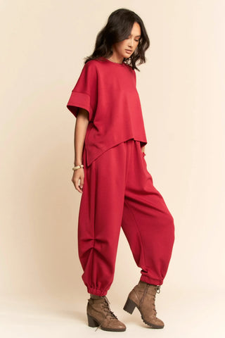 Everveil Set – Oversized Boxy Top & Jogger Pants