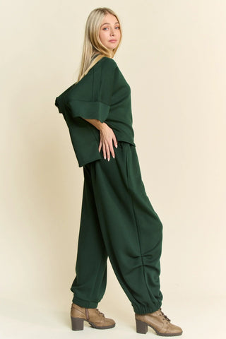 Everveil Set – Oversized Boxy Top & Jogger Pants