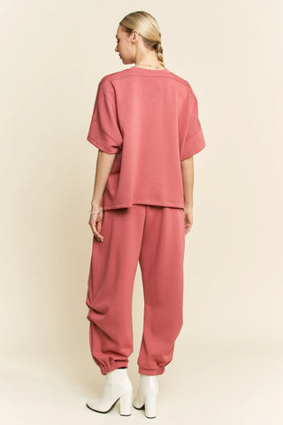 Everveil Set – Oversized Boxy Top & Jogger Pants
