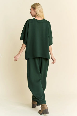 Everveil Set – Oversized Boxy Top & Jogger Pants