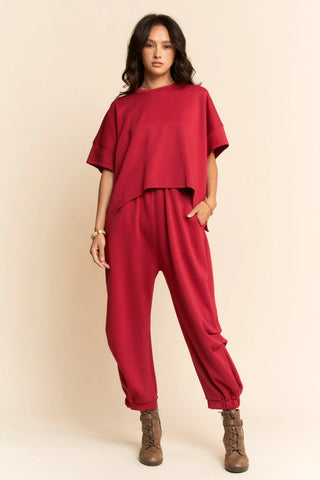 Everveil Set – Oversized Boxy Top & Jogger Pants