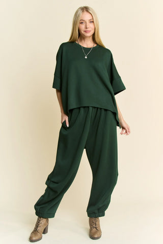 Everveil Set – Oversized Boxy Top & Jogger Pants