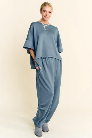 Everveil Set – Oversized Boxy Top & Jogger Pants