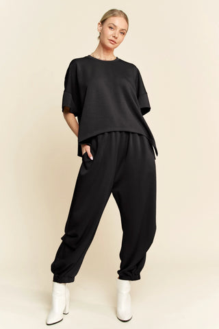 Everveil Set – Oversized Boxy Top & Jogger Pants