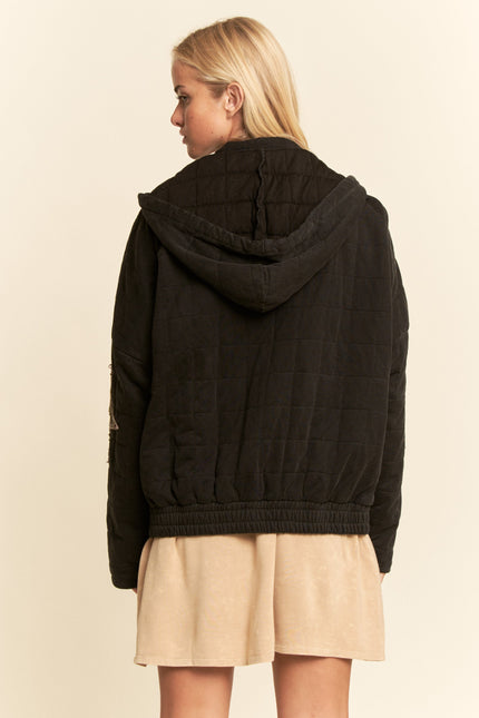 Ravissant Jacket — Washed Black back