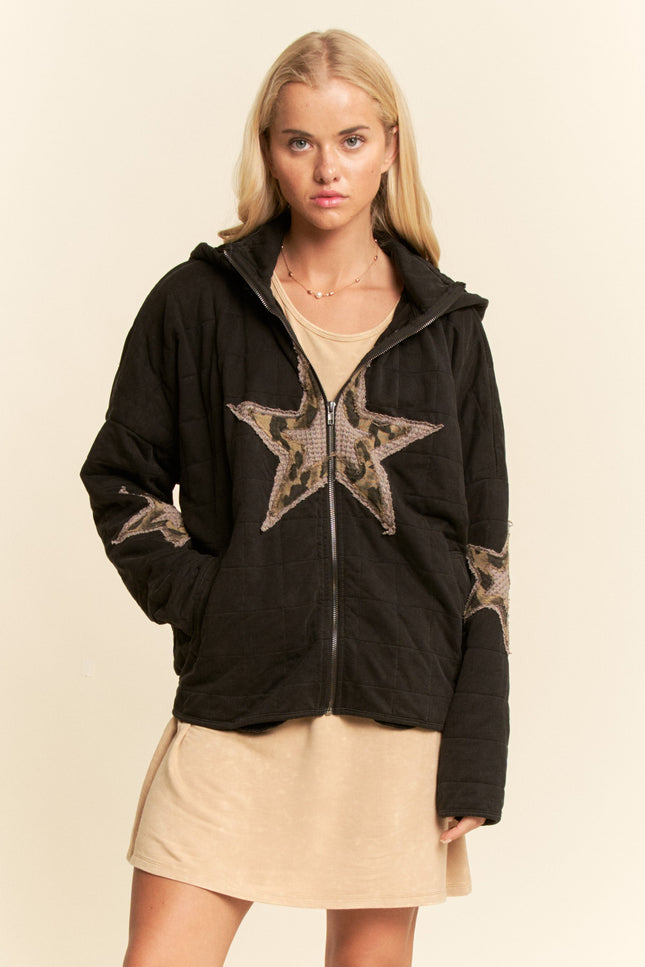 Ravissant Jacket — Washed Black front