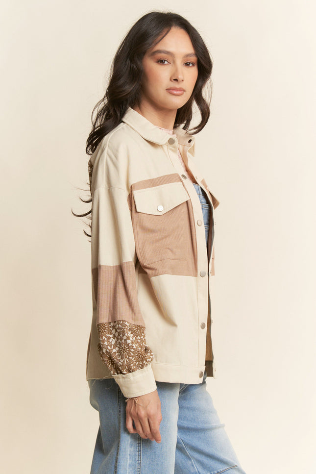 Vesperal Jacket — Beige Taupe side
