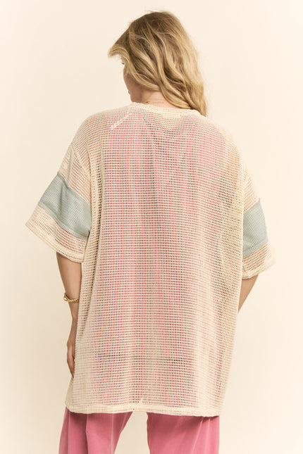 Pennant Jacket — Natural back