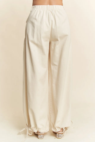 Sundrive Pants – Utility Pleat Wide-Leg Denim