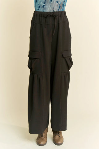 Palmshade Pants – Soft Cargo Ruffle Trousers