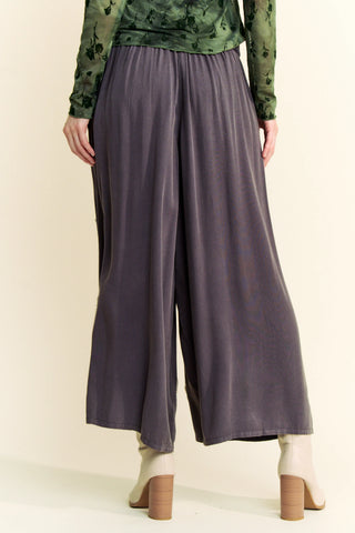 Moonflower Stitch Pants – Textured Wide-Leg Pants