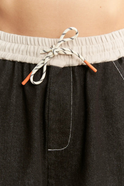 Gridwalk Pants – Contrast Stitch Denim Pants