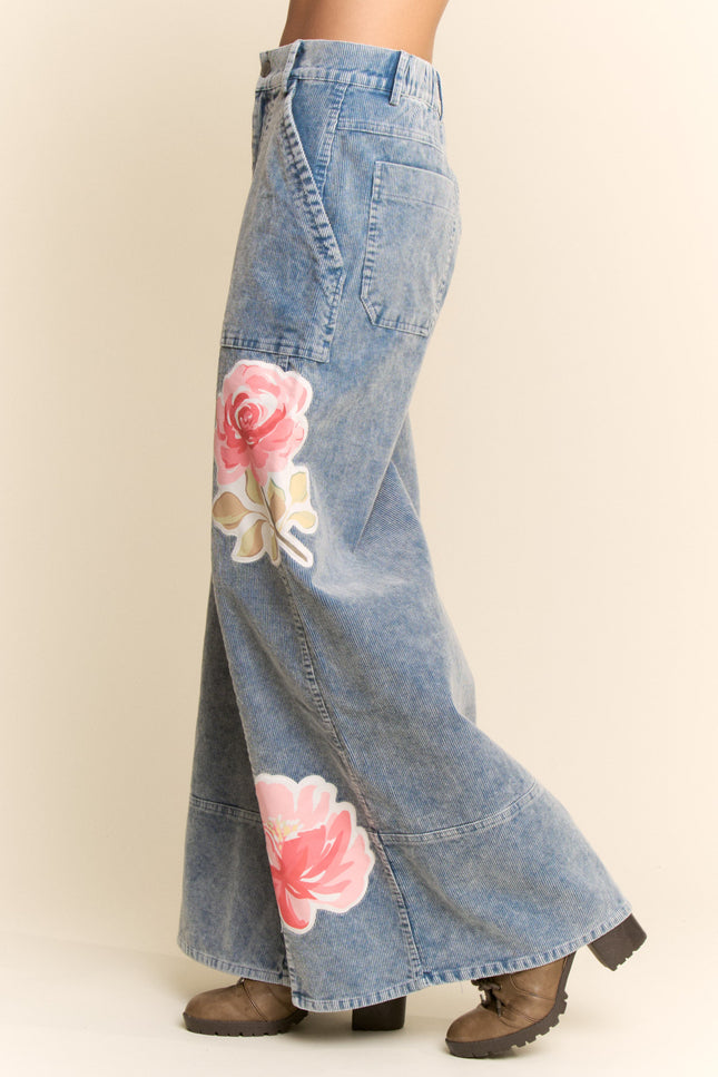 Roselle Jeans — Washed Blue side