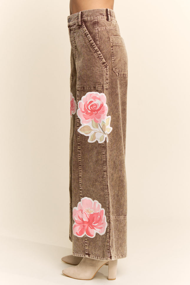 Roselle Jeans — Washed Brown side