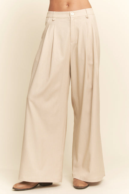 Vallauris Pants — Lt.taupe front