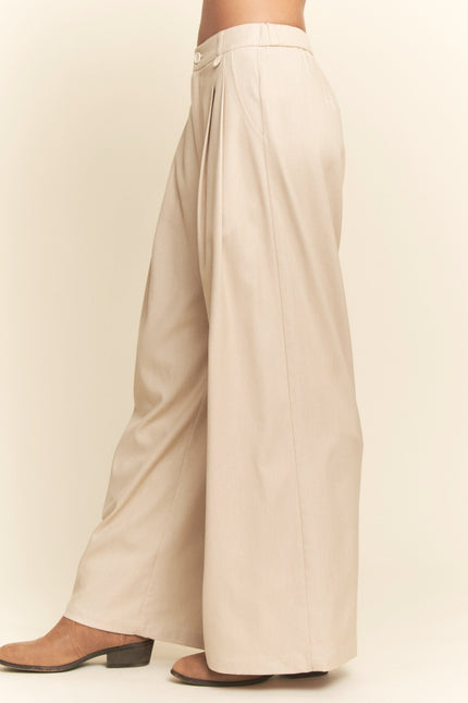Vallauris Pants — Lt.taupe side