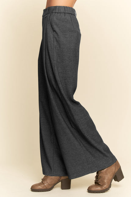 Vallauris Pants — Charcoal side
