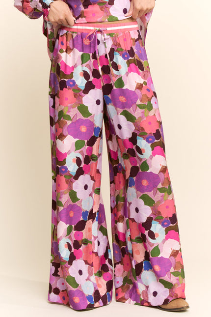 Pomelia Pants — Berry Pink front