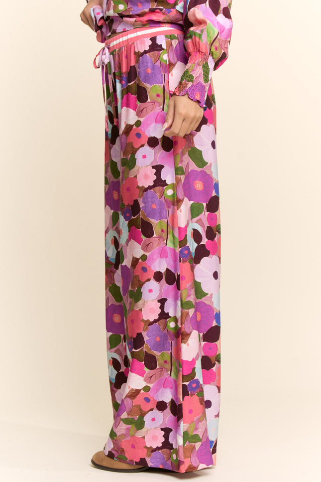 Pomelia Pants — Berry Pink side