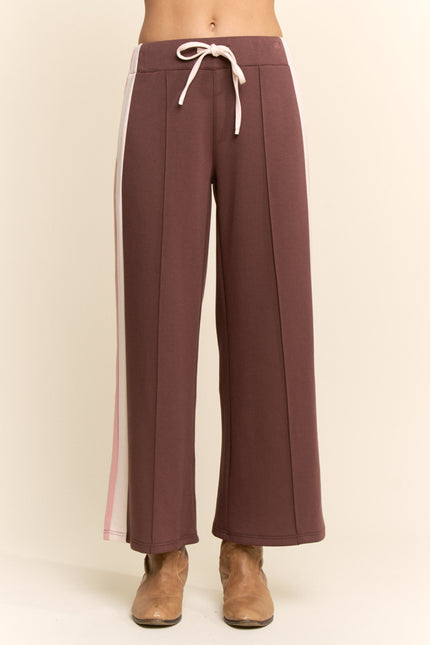 Verlain Pants — Brown Pink front