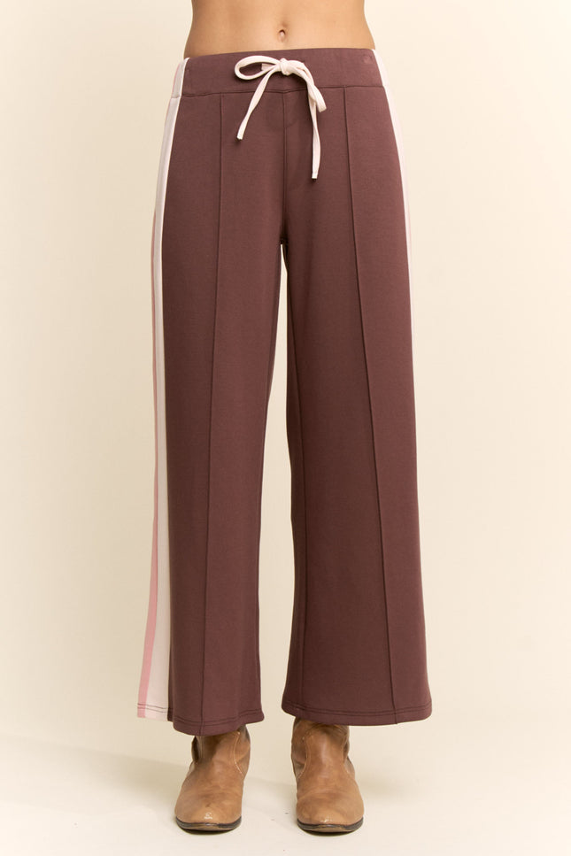 Verlain Pants — Brown Pink front