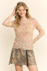 Gossamer Mesh Top