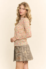 Gossamer Mesh Top