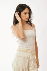 Lyra Mesh Top